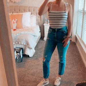 Abercrombie & Fitch Medium Tie Bodysuit